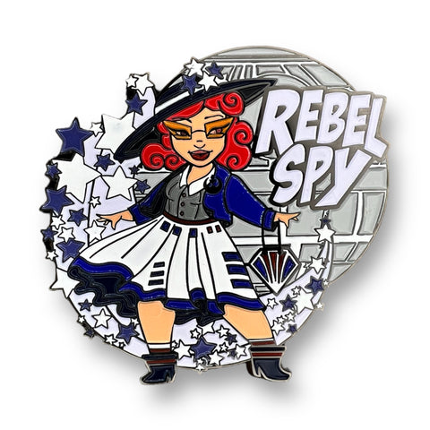 Rebel Spy Enamel Pin - Artistic Flavorz