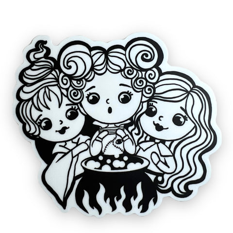 Witchy Sisters Sticker (#640) - Artistic Flavorz