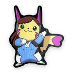 Anime Girl Lightning Cutie Sticker (#671) - Artistic Flavorz