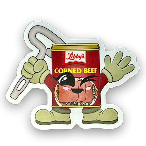 Canned Beef Cutie Sticker (#908) - Artistic Flavorz