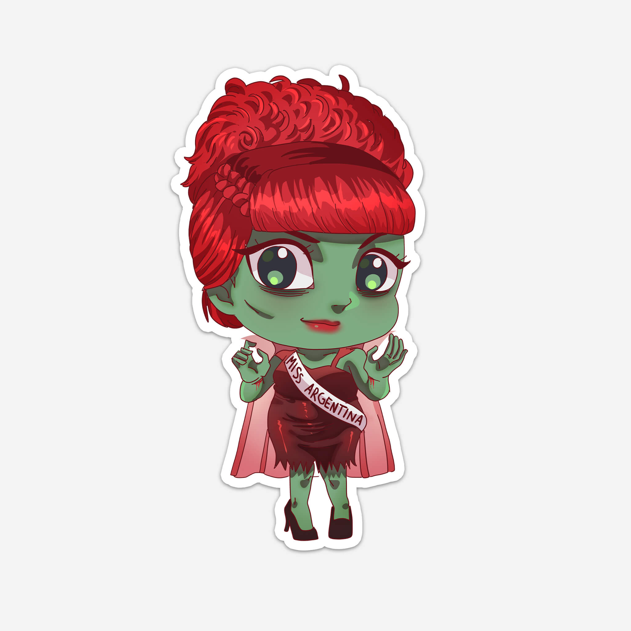 Miss Argentina Sticker (#1215) - Artistic Flavorz