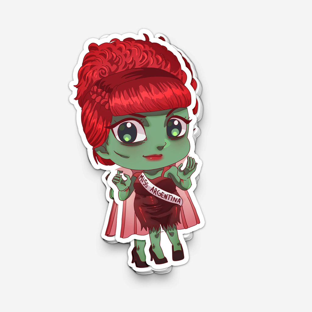 Miss Argentina Sticker (#1215) - Artistic Flavorz