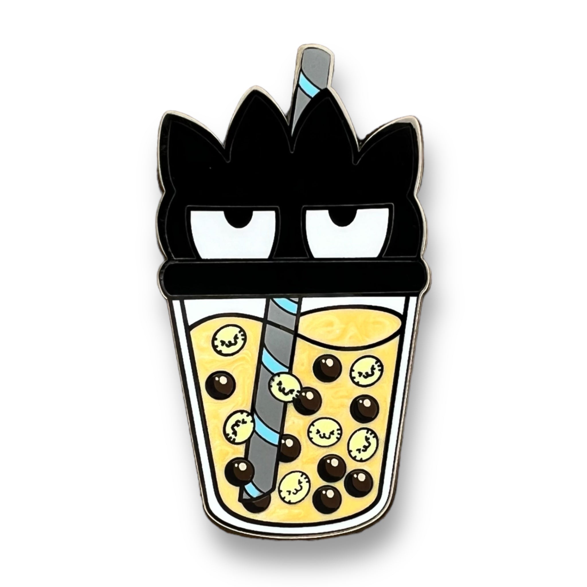 Cute Batz Boba Enamel Pin - Artistic Flavorz