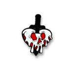 Original Death Poison Heart Dagger Enamel Pin - Artistic Flavorz