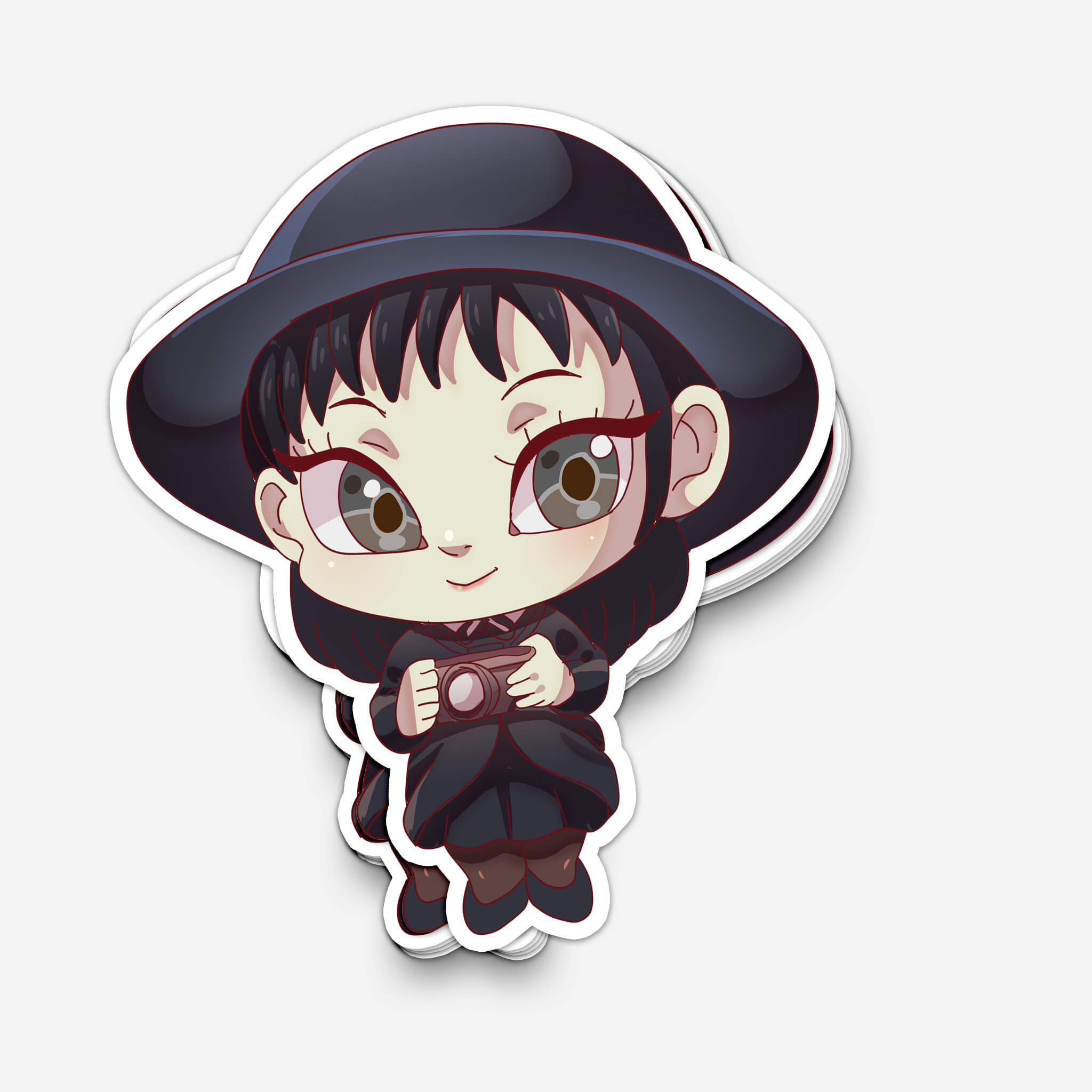 Bugjuice Girl Sticker (#1213) - Artistic Flavorz