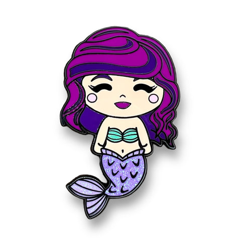 Pink/Purple Mermaid Enamel Pin - Artistic Flavorz