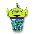 Cute Alien Boba Enamel Pin - Artistic Flavorz