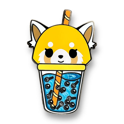 Cute Calm Panda Boba Enamel Pin - Artistic Flavorz