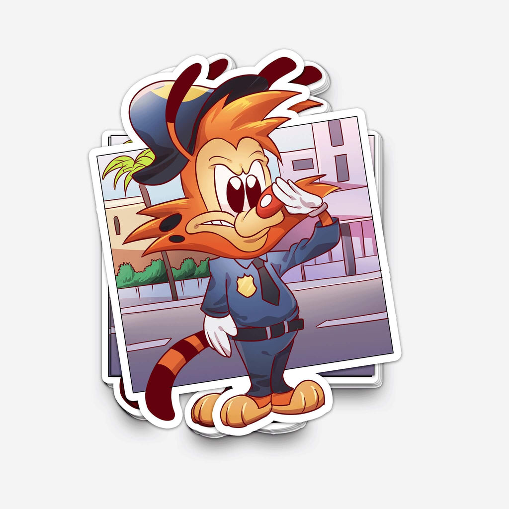 Kooky Cop Sticker (#787) - Artistic Flavorz