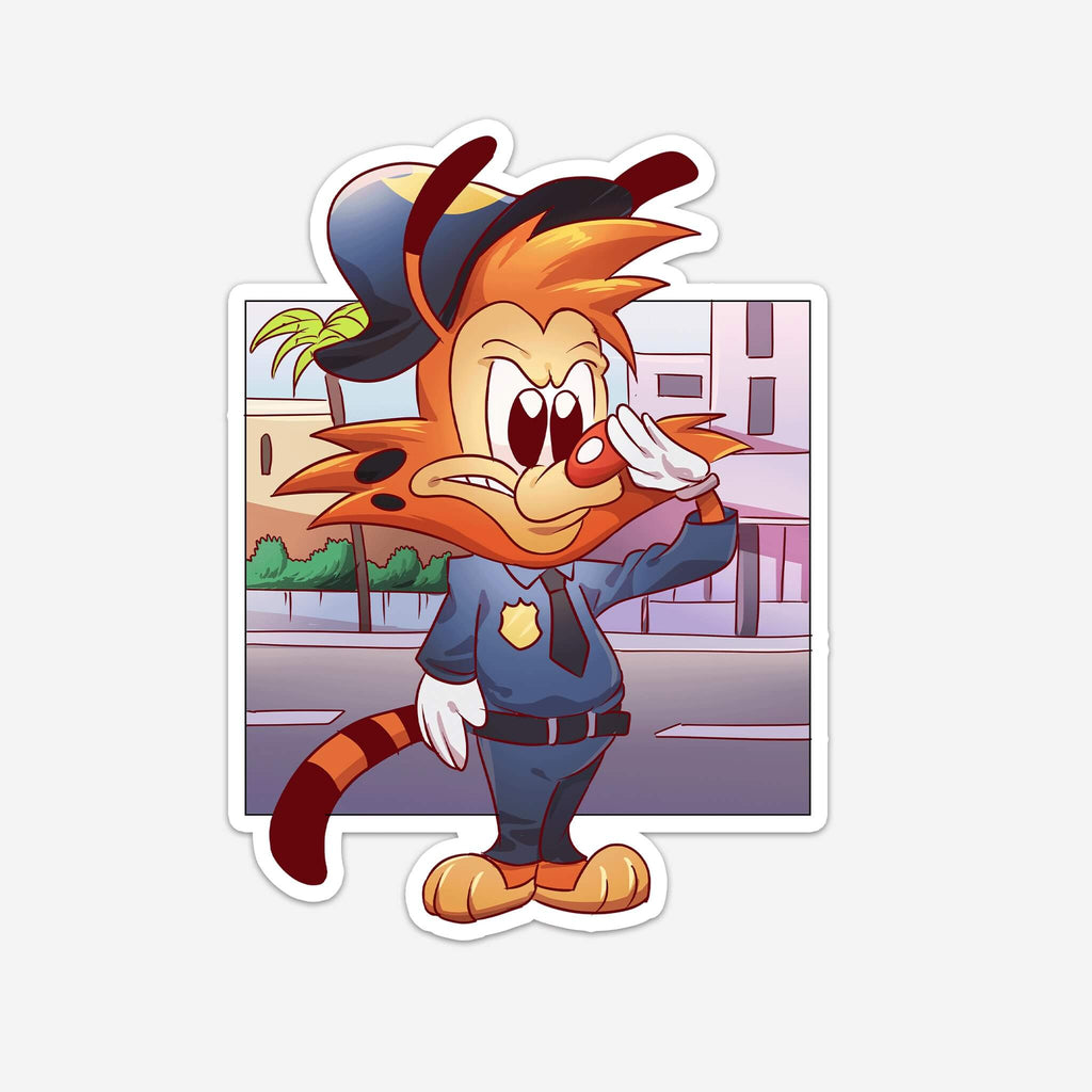 Kooky Cop Sticker (#787) - Artistic Flavorz