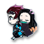 Chibi Brother and Sister DS Enamel Pin - Artistic Flavorz
