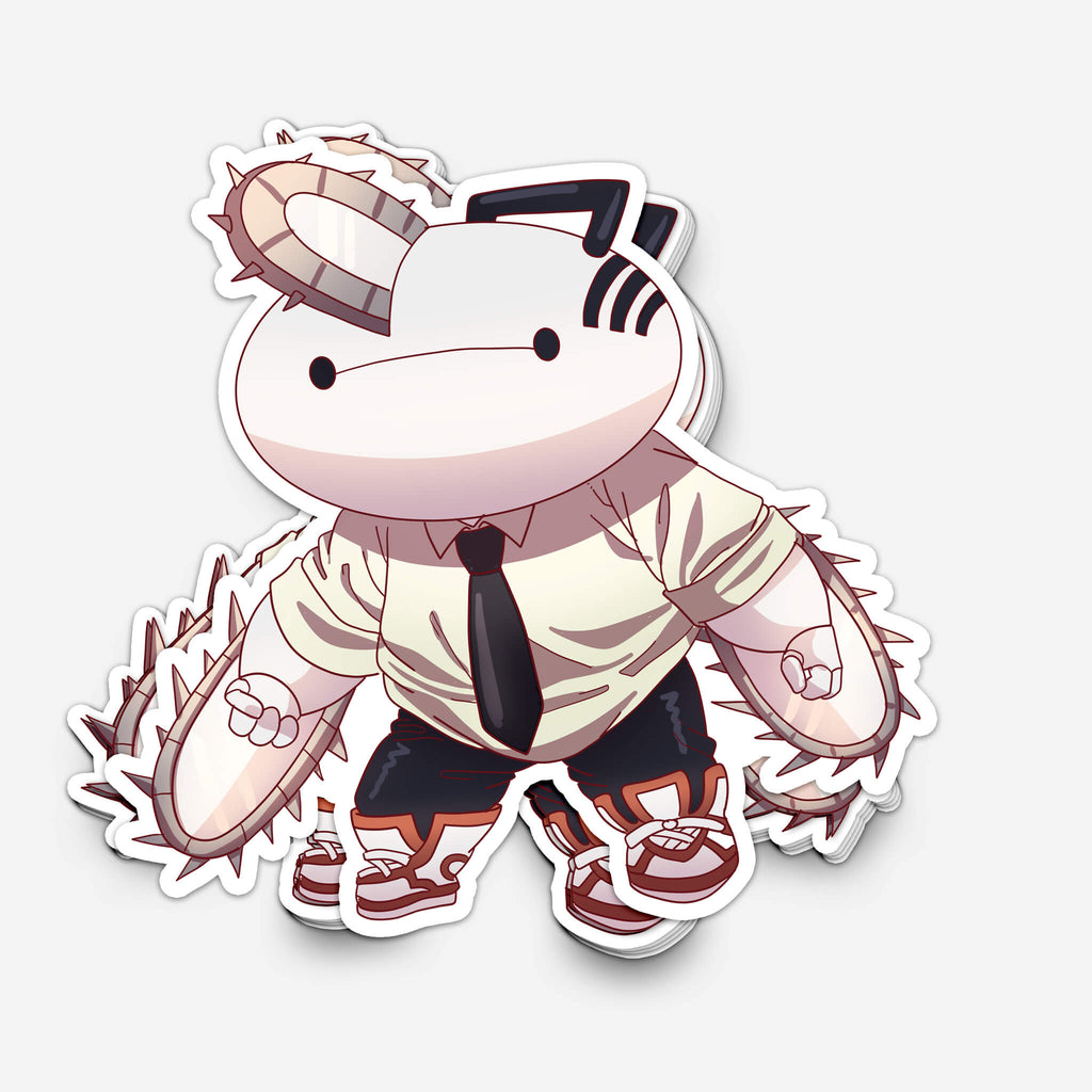 Chainsaw to the Max Sticker (#1209) - Artistic Flavorz