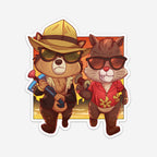 Chipmunk Best Buddies Sticker (#785) - Artistic Flavorz