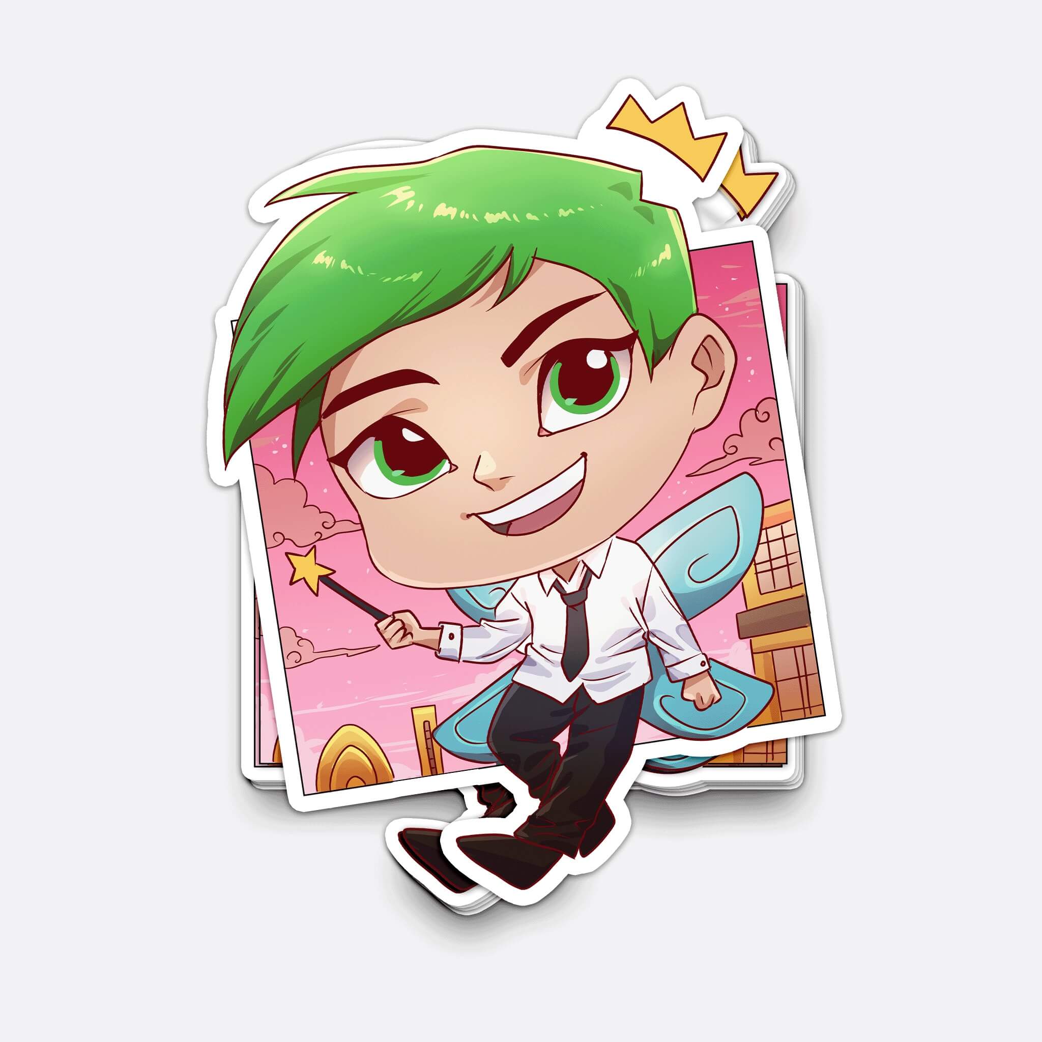 Oddparent Boy Sticker (#796) - Artistic Flavorz