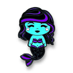 Chibi Evil Mistress Mermaid Enamel Pin - Artistic Flavorz