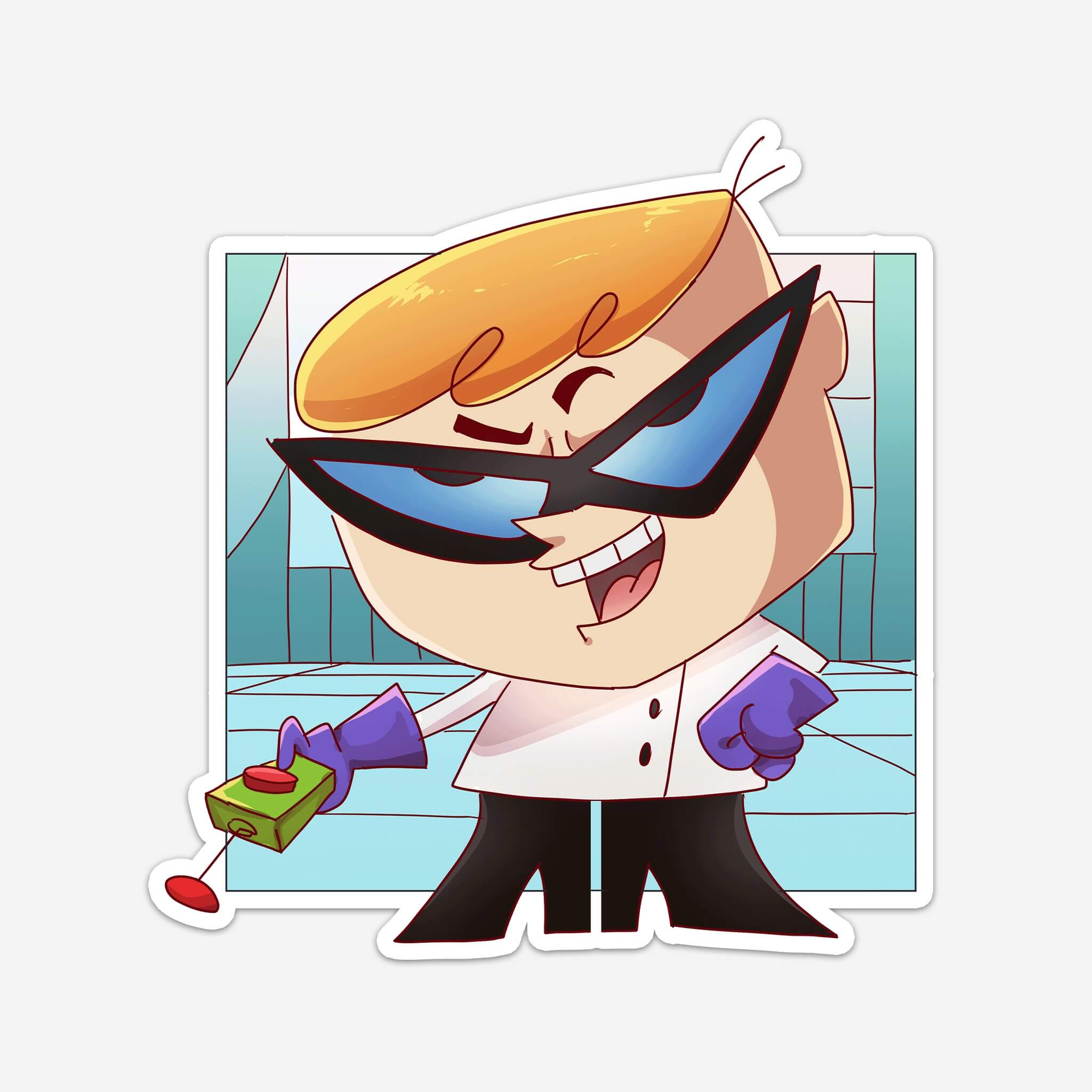 Genius Boy Sticker (#866) - Artistic Flavorz