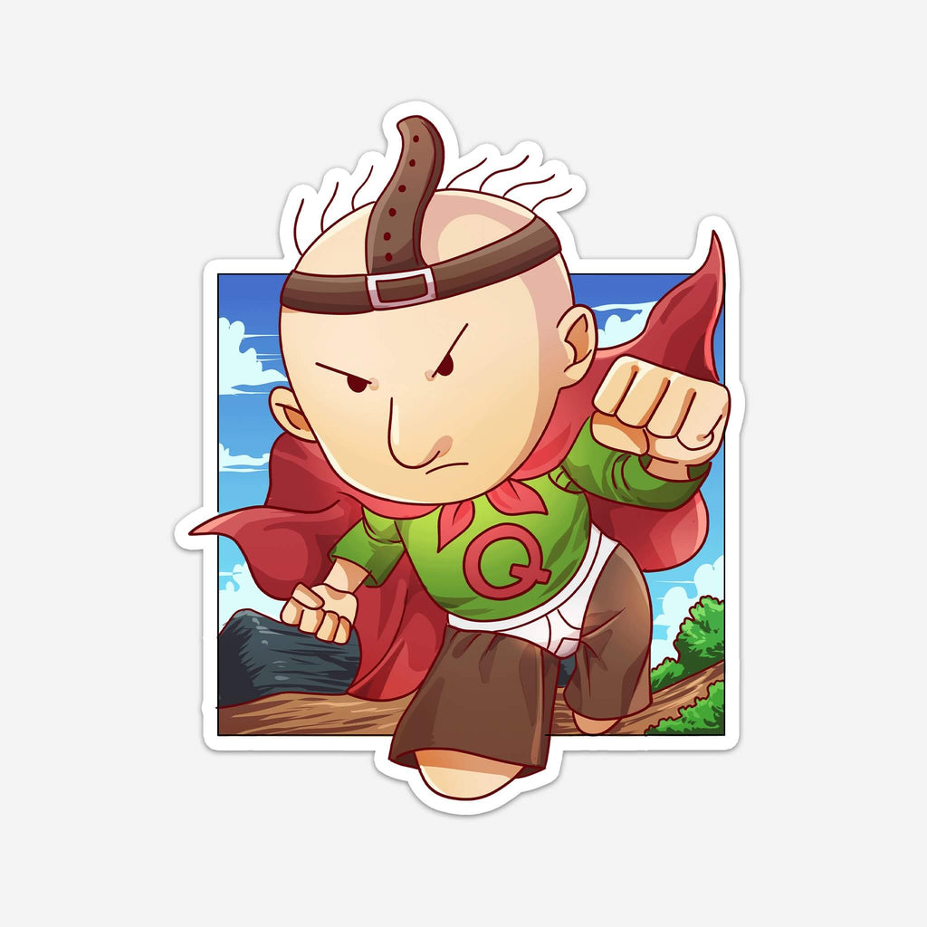 Quail Guy Sticker (#793) - Artistic Flavorz