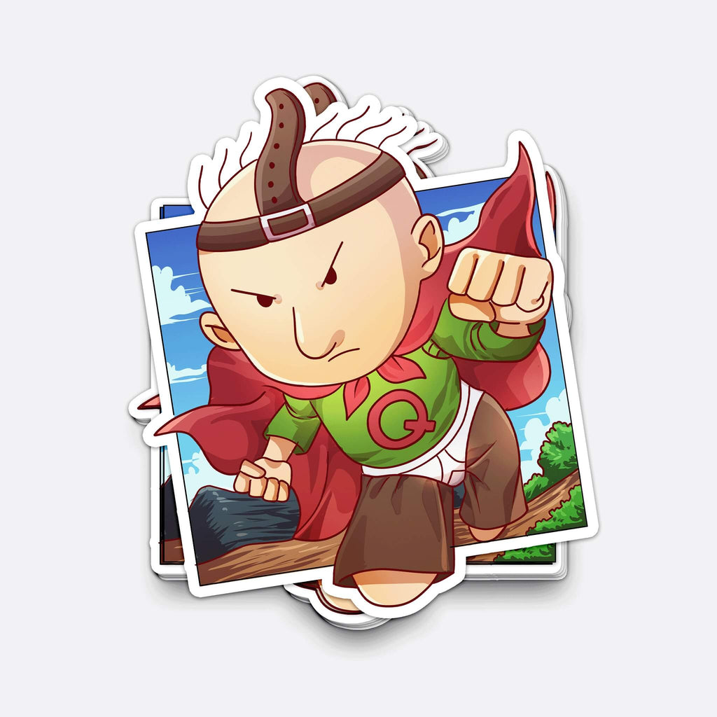 Quail Guy Sticker (#793) - Artistic Flavorz