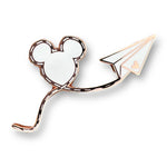 It All Started with a Mouse Enamel Pin | Rose Gold/White - Artistic Flavorz