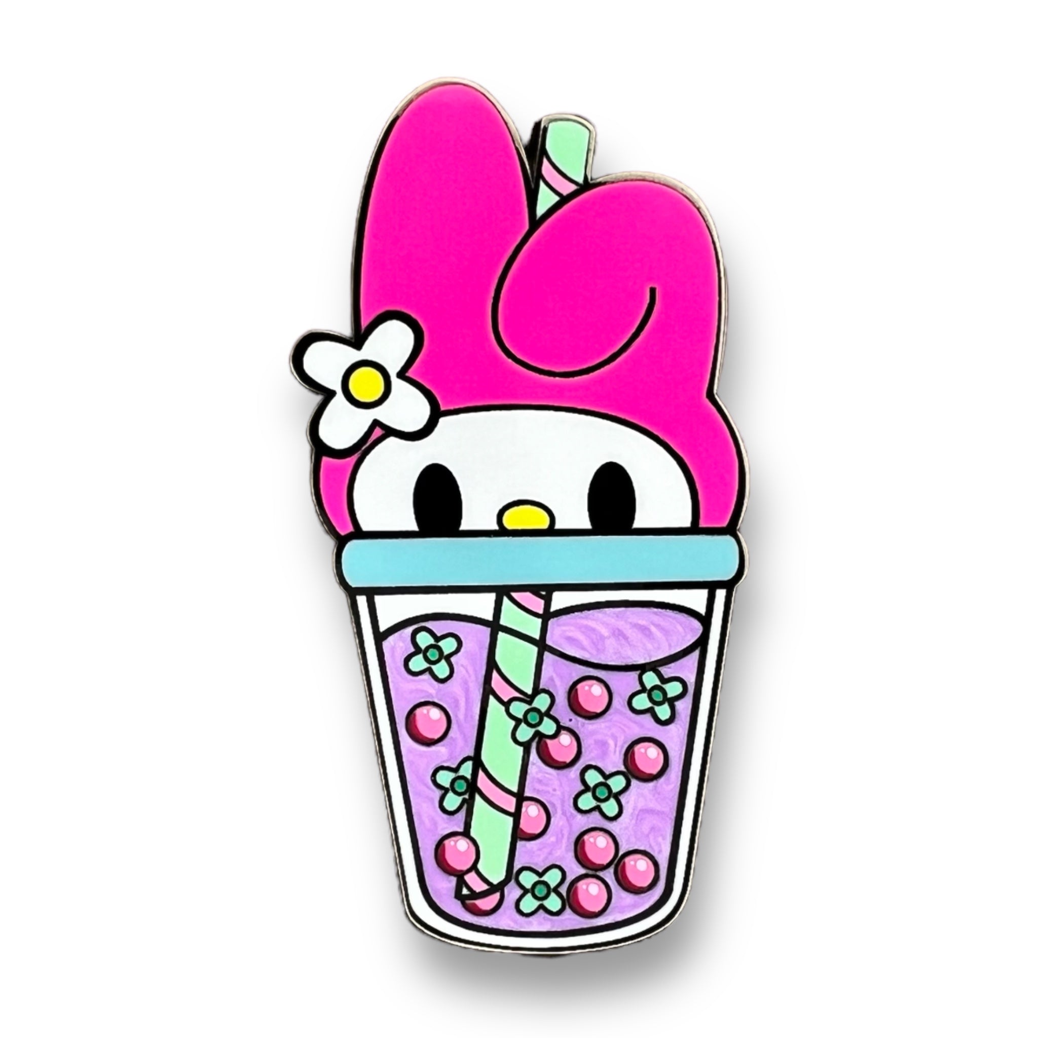 Cute Melodious Boba Enamel Pin - Artistic Flavorz