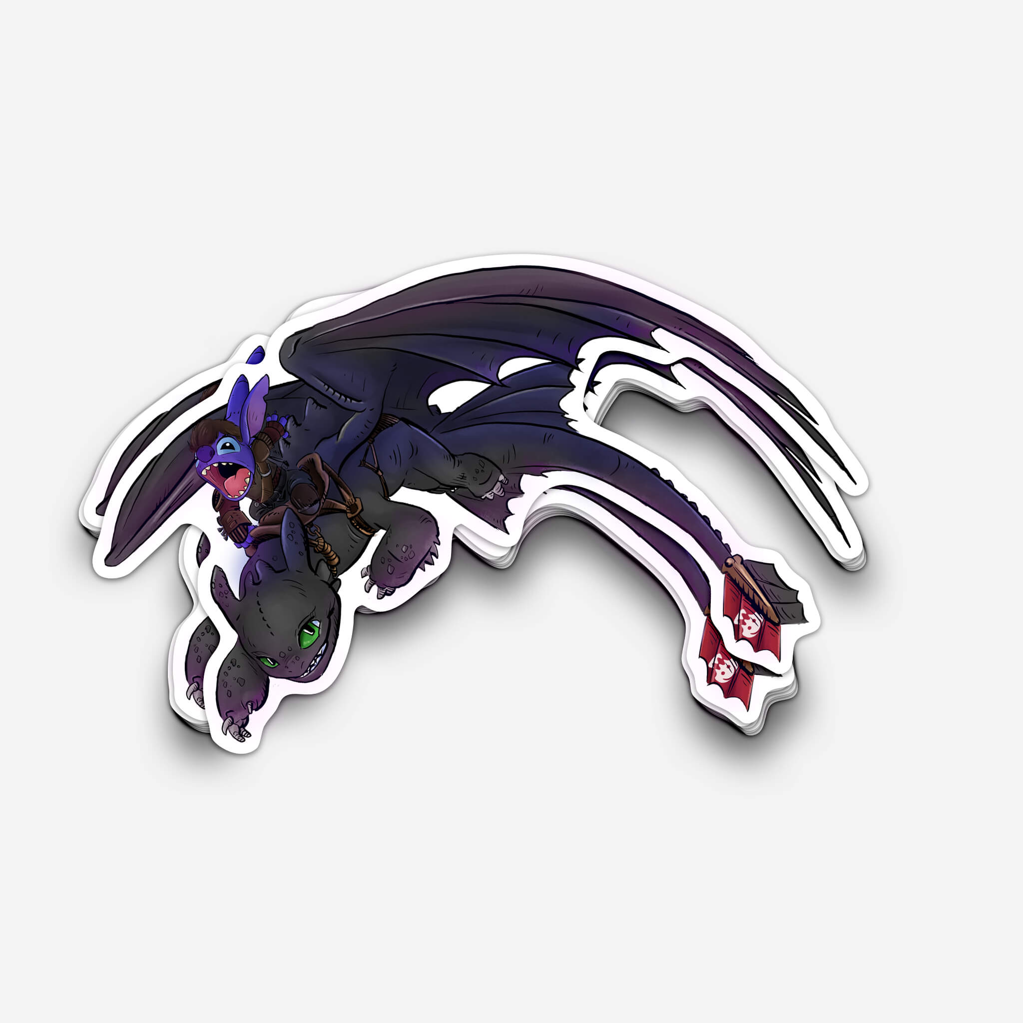 Favorite Experiment Dragon Sticker (#1146) - Artistic Flavorz