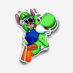 Favorite Experiment Green Plumber Friend Sticker (#972) - Artistic Flavorz