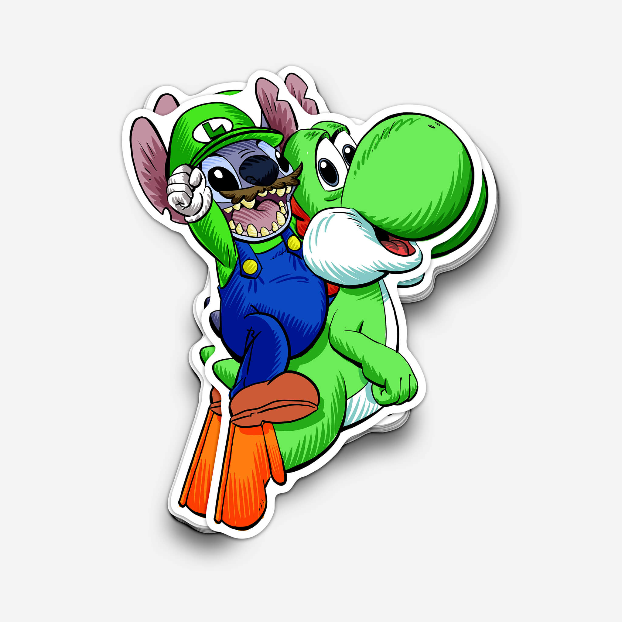 Favorite Experiment Green Plumber Friend Sticker (#972) - Artistic Flavorz