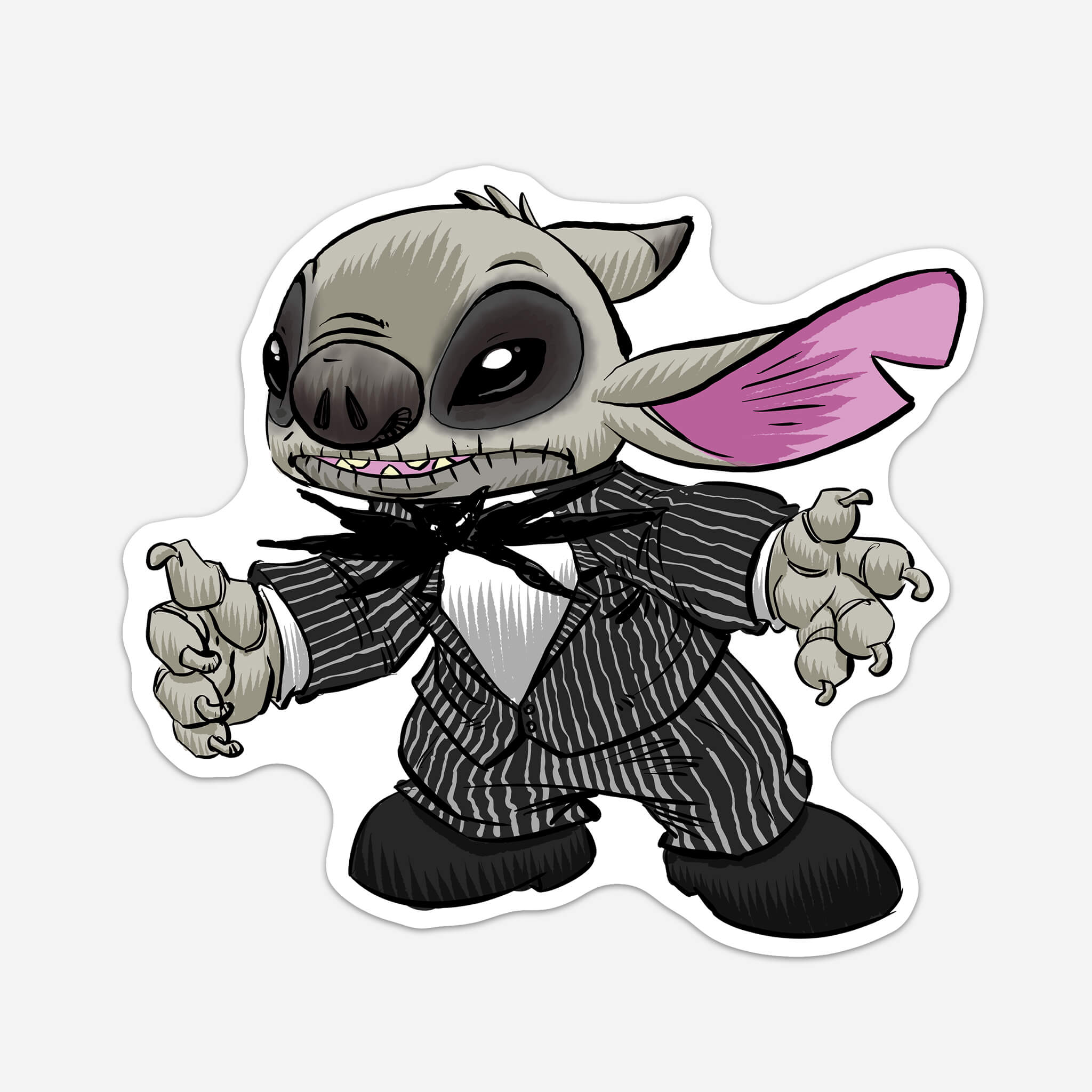 Favorite Experiment Skeleton Sticker (#957) - Artistic Flavorz