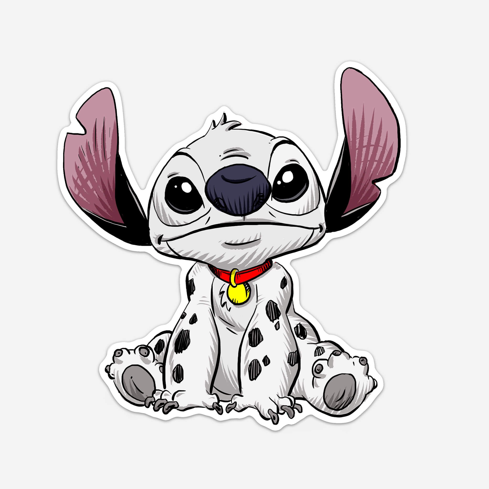 Favorite Experiment Spotted Dog Sticker (#1169) - Artistic Flavorz