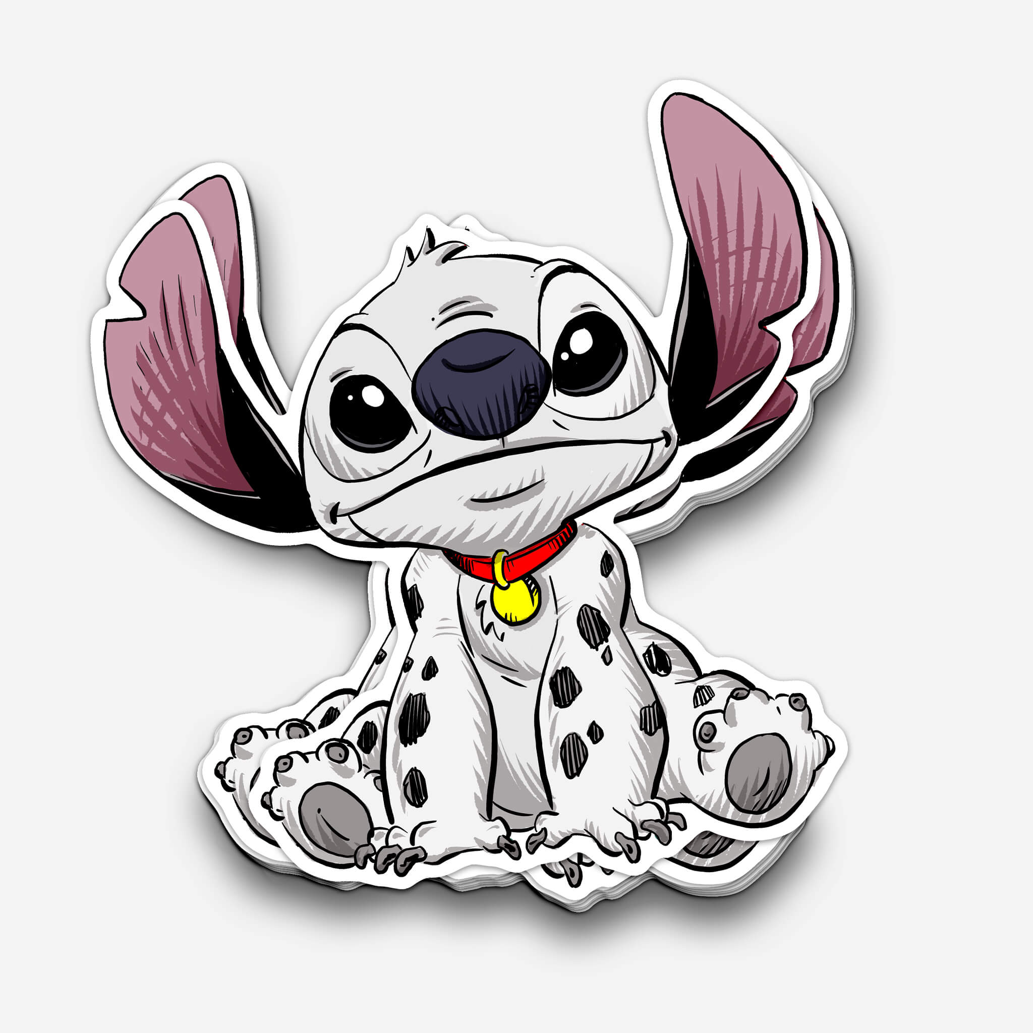 Favorite Experiment Spotted Dog Sticker (#1169) - Artistic Flavorz