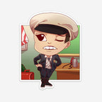 Funny Fireman Sticker (#880) - Artistic Flavorz