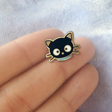 Black Cat Mini Enamel Pin - Artistic Flavorz
