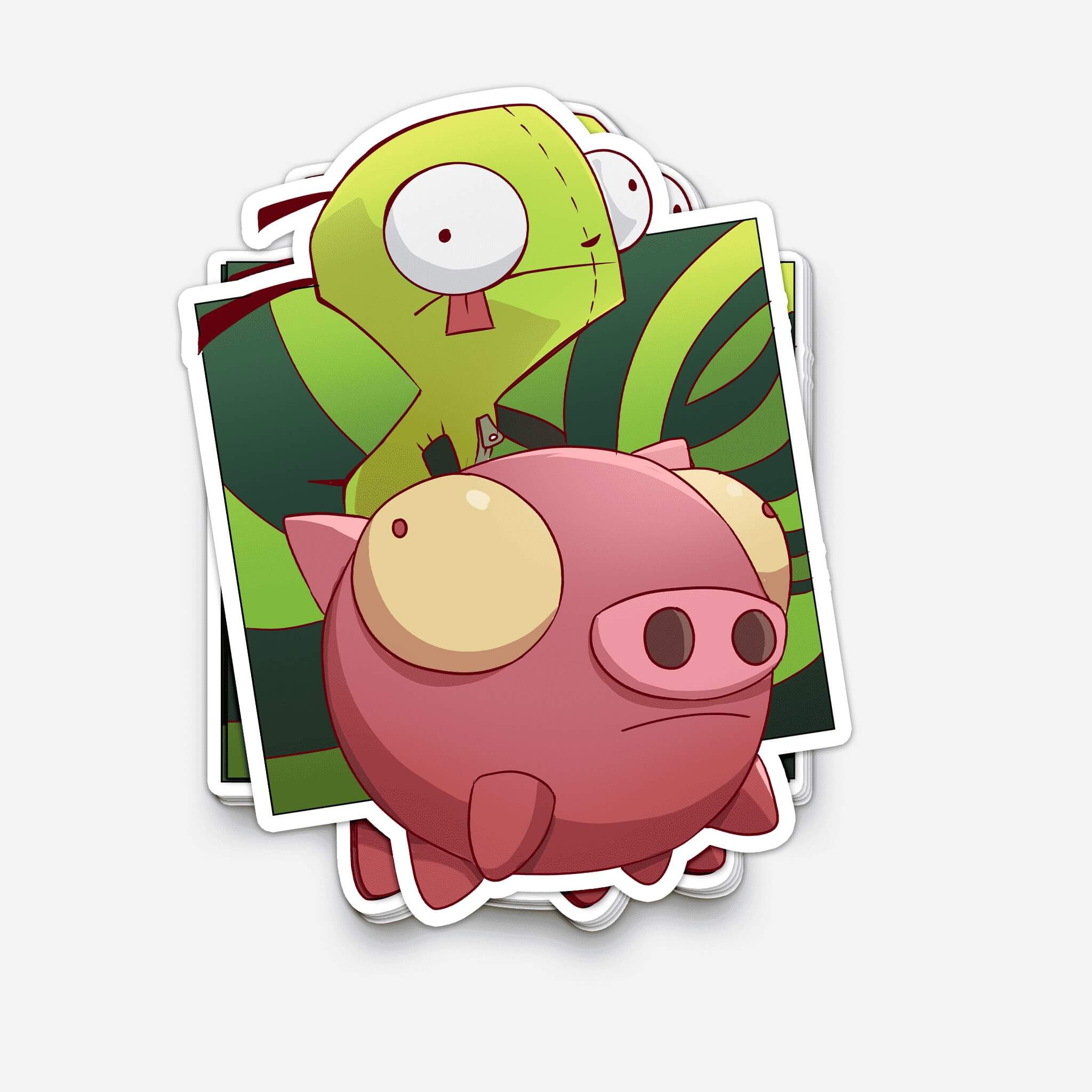 Alien Robot Dog Sticker (#818) - Artistic Flavorz