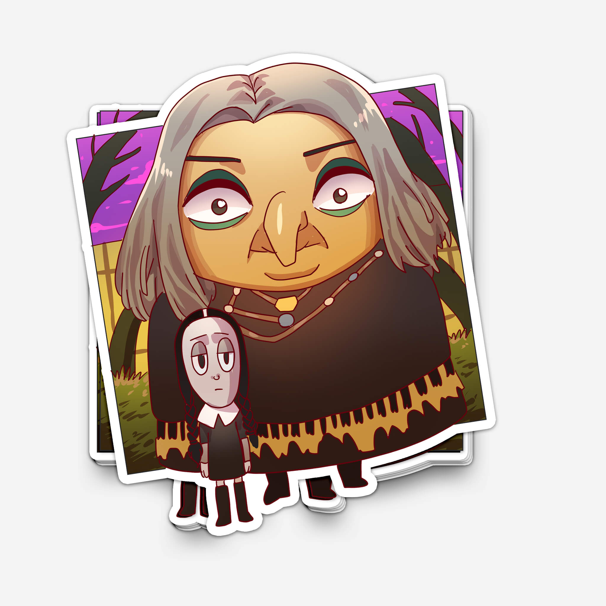 Dark Family Grandma Sticker (#930) - Artistic Flavorz