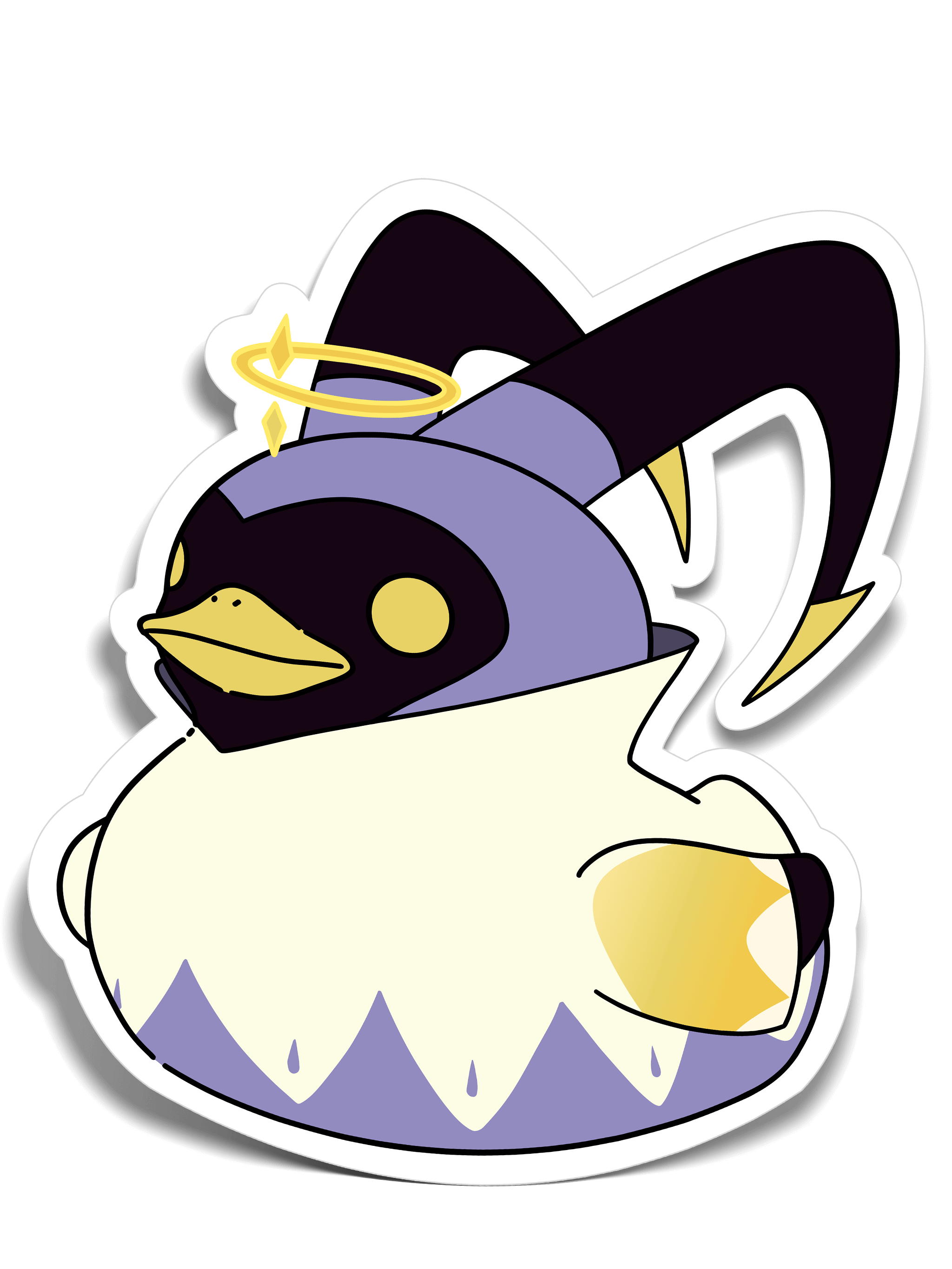 HH Evil Angel Leader Duckie Sticker (#1605) - Artistic Flavorz