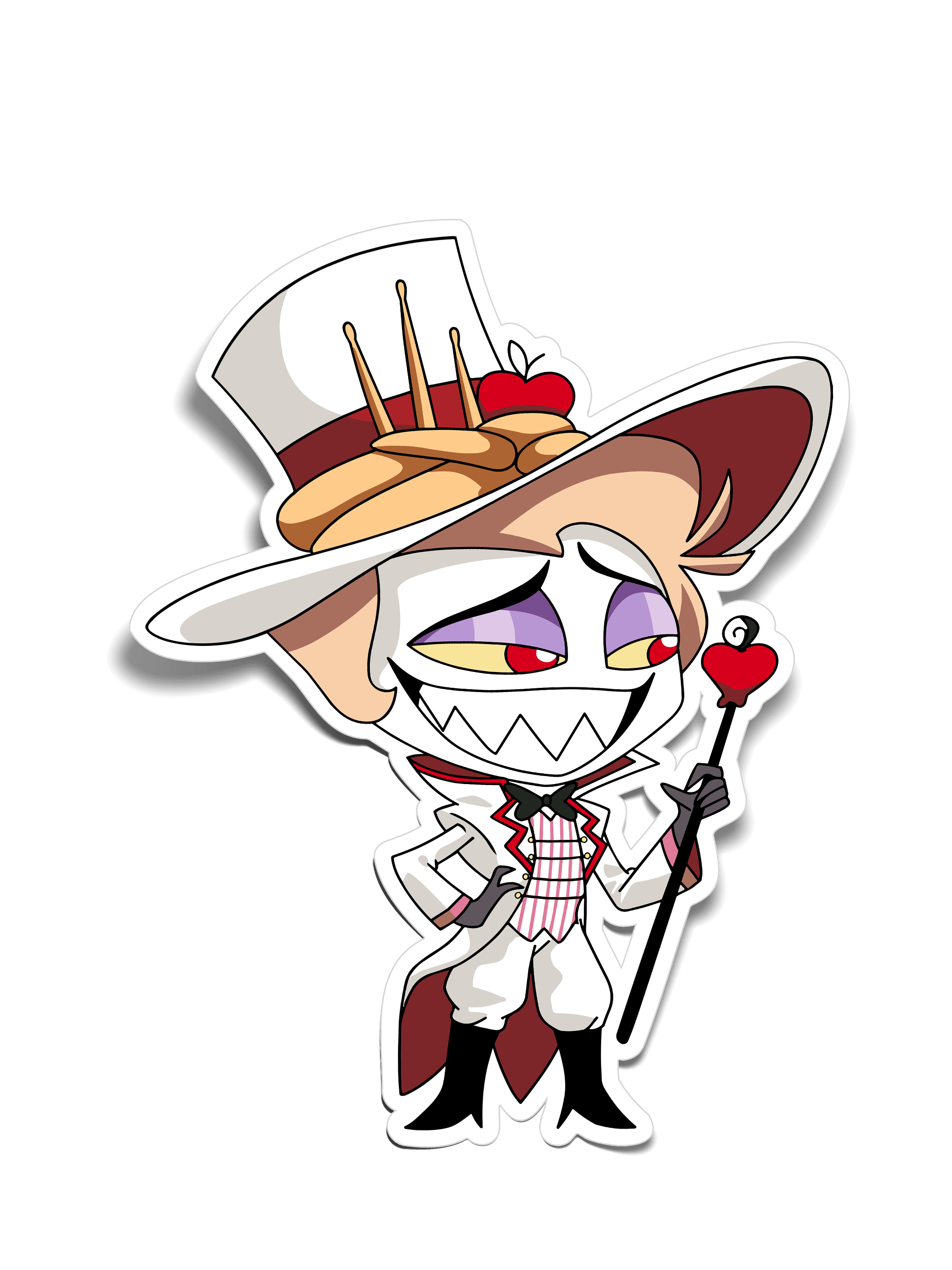 HH King of Hell Sticker (#1298) - Artistic Flavorz