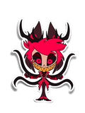HH Radio Demon Angry Sticker (#1297) - Artistic Flavorz