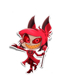 HH Radio Demon Sticker (#1296) - Artistic Flavorz