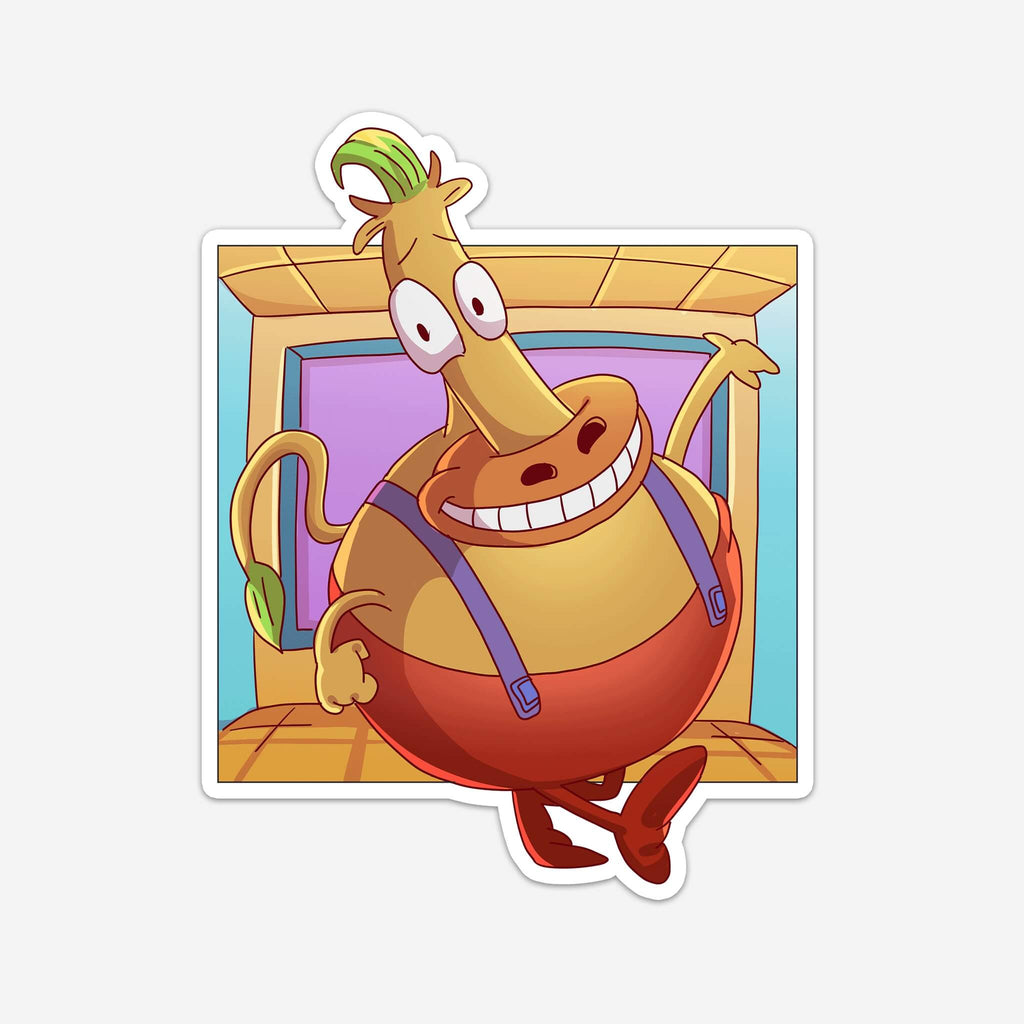 Cow Friend Sticker (#877) - Artistic Flavorz