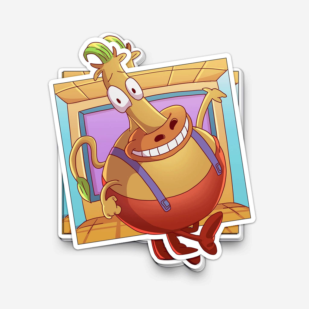 Cow Friend Sticker (#877) - Artistic Flavorz