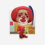 Funny Clown Sticker (#878) - Artistic Flavorz