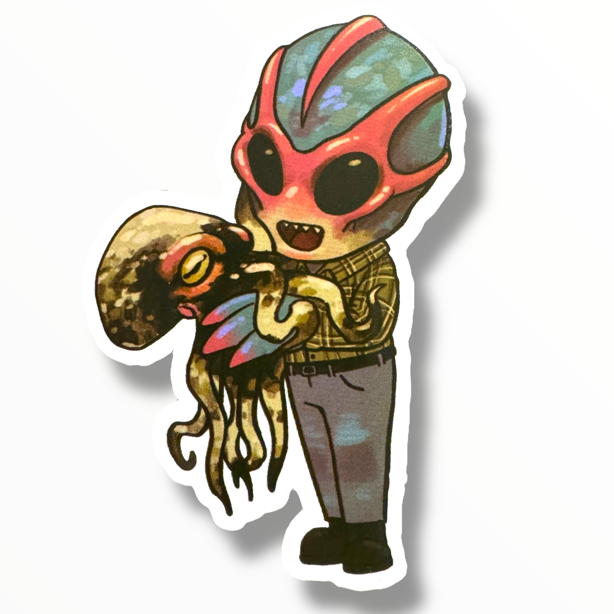Alien and Baby Sticker (#1324)