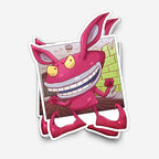 Purple Monster Sticker (#791) - Artistic Flavorz