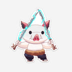 DS Pigface Max Sticker (#1172) - Artistic Flavorz