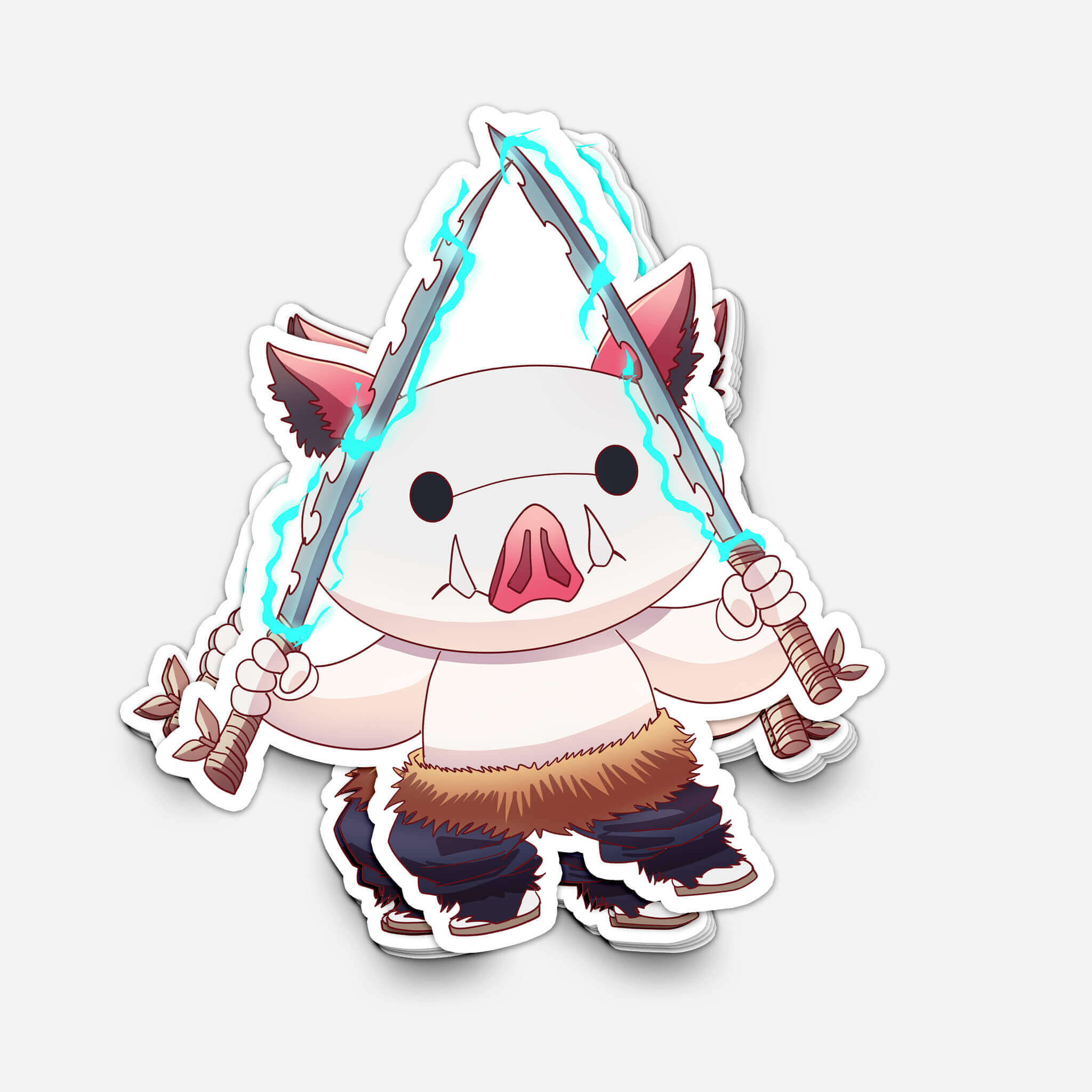 DS Pigface Max Sticker (#1172) - Artistic Flavorz