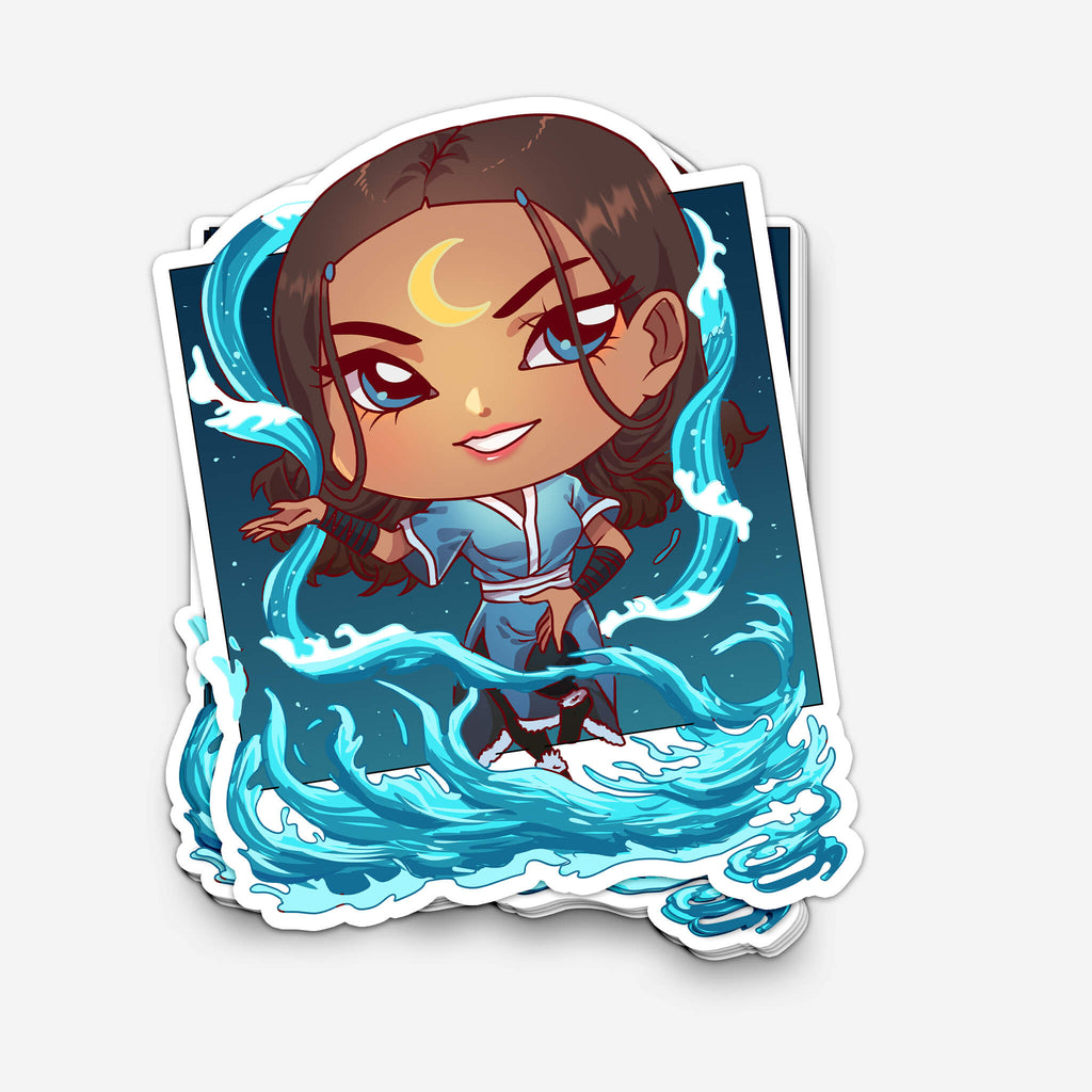 Water Girl Sticker (#799) - Artistic Flavorz