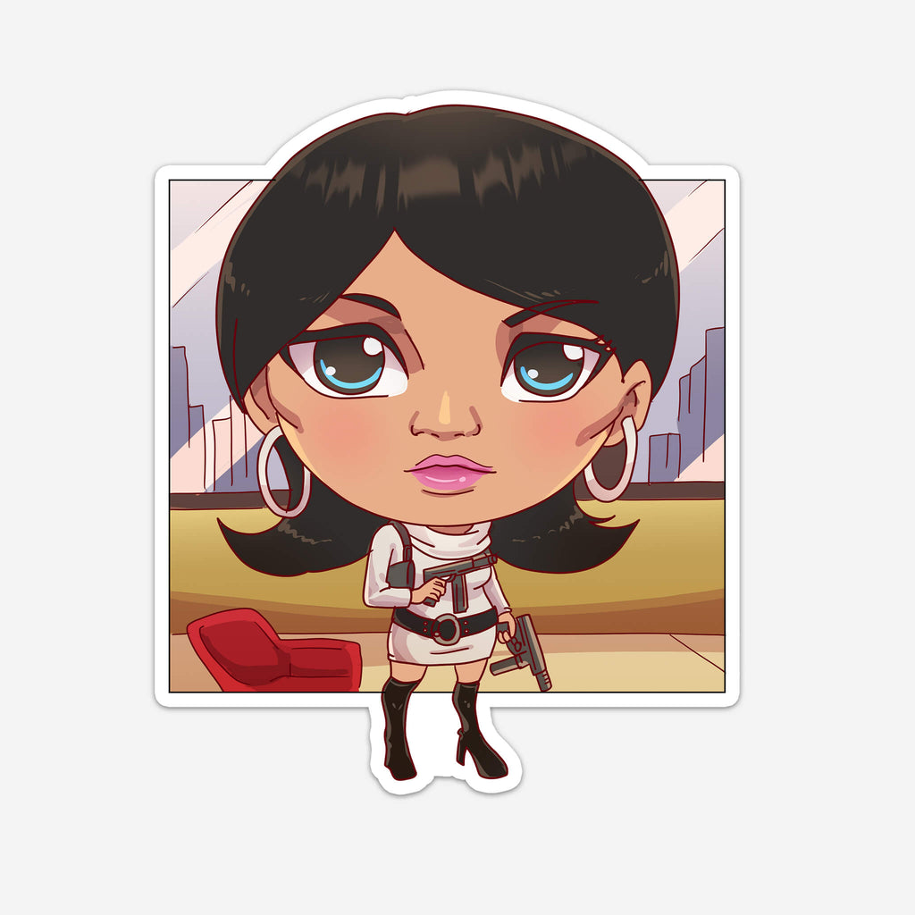 Spy Girl Sticker (#894) - Artistic Flavorz