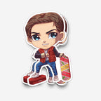 Delorean McFly Sticker (#1205) - Artistic Flavorz
