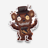 Fnaf Nightmare Bear Sticker (#1181) - Artistic Flavorz