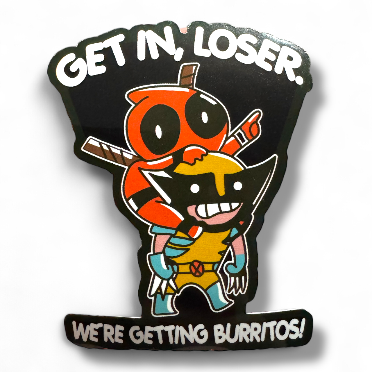 Schwarzer Alien-Goo-Aufkleber (#345)